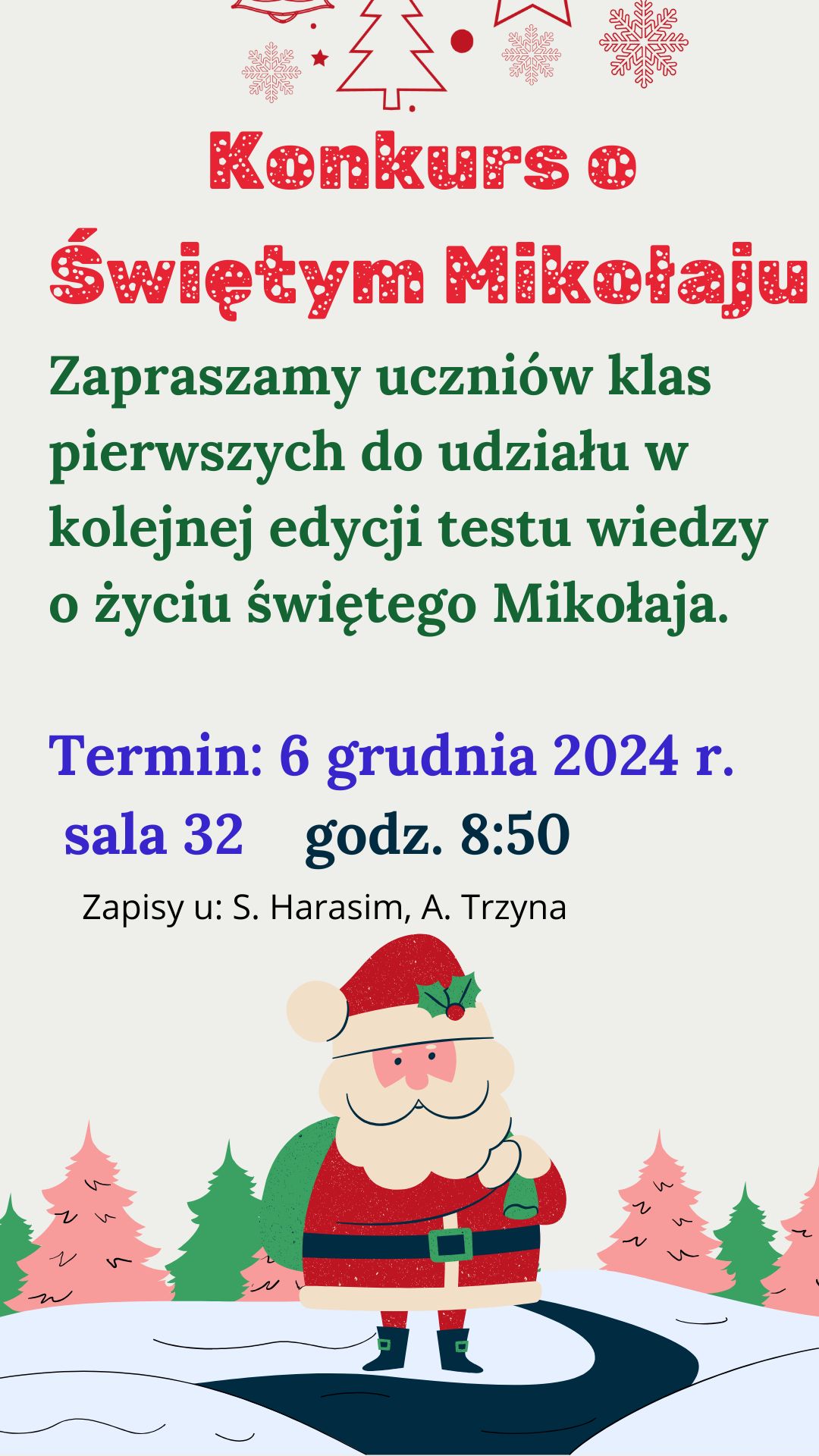 03.12.2024 Test wiedzy o Św. Mikołaju 